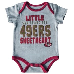 Vintage Official NFL Apparel 49ers Infant Onesie